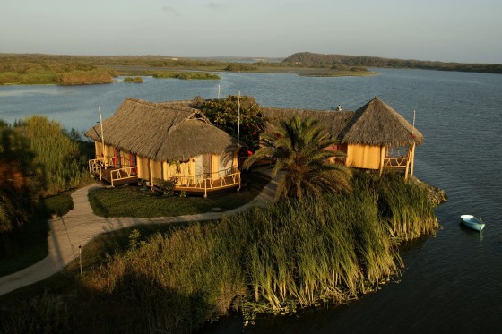With no phone, Internet or electricity, the Hotelito Desconocido resort in Mexico's Playon de Mismaloya Nature Reserve is made up of 30 palafitos, or bungalows, built on stilts on a 40-mile stretch of beach, and lies within one of Mexico's largest turtle reserves.